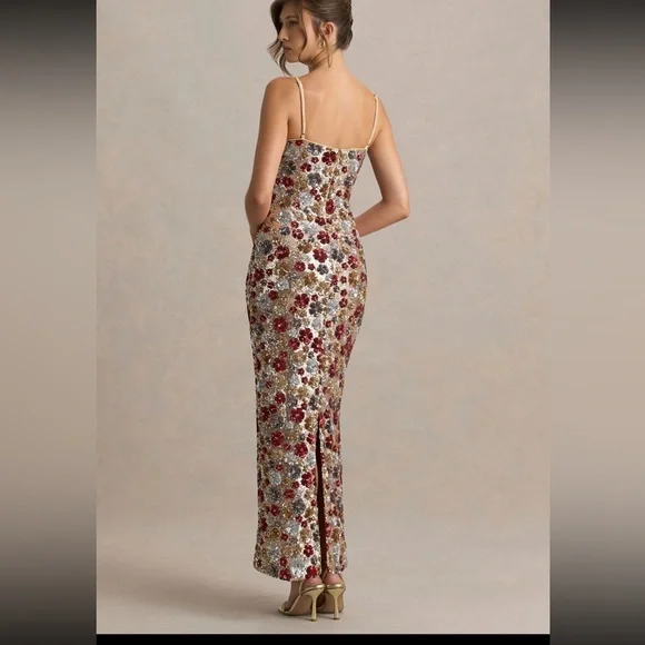 Floral Elegance Maxi Dress - Picture 2 of 4